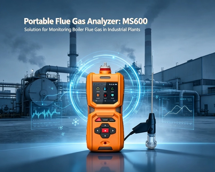 Solusyon para sa Pagsubaybay sa Boiler Flue Gas sa mga Industrial Plants | MS600-FG | CO at O₂ Dual-Data-Driven Combustion Optimization