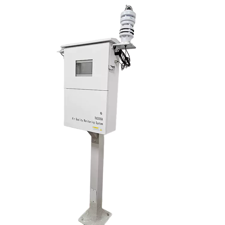 Atmospheric pollutants online gas monitoring system