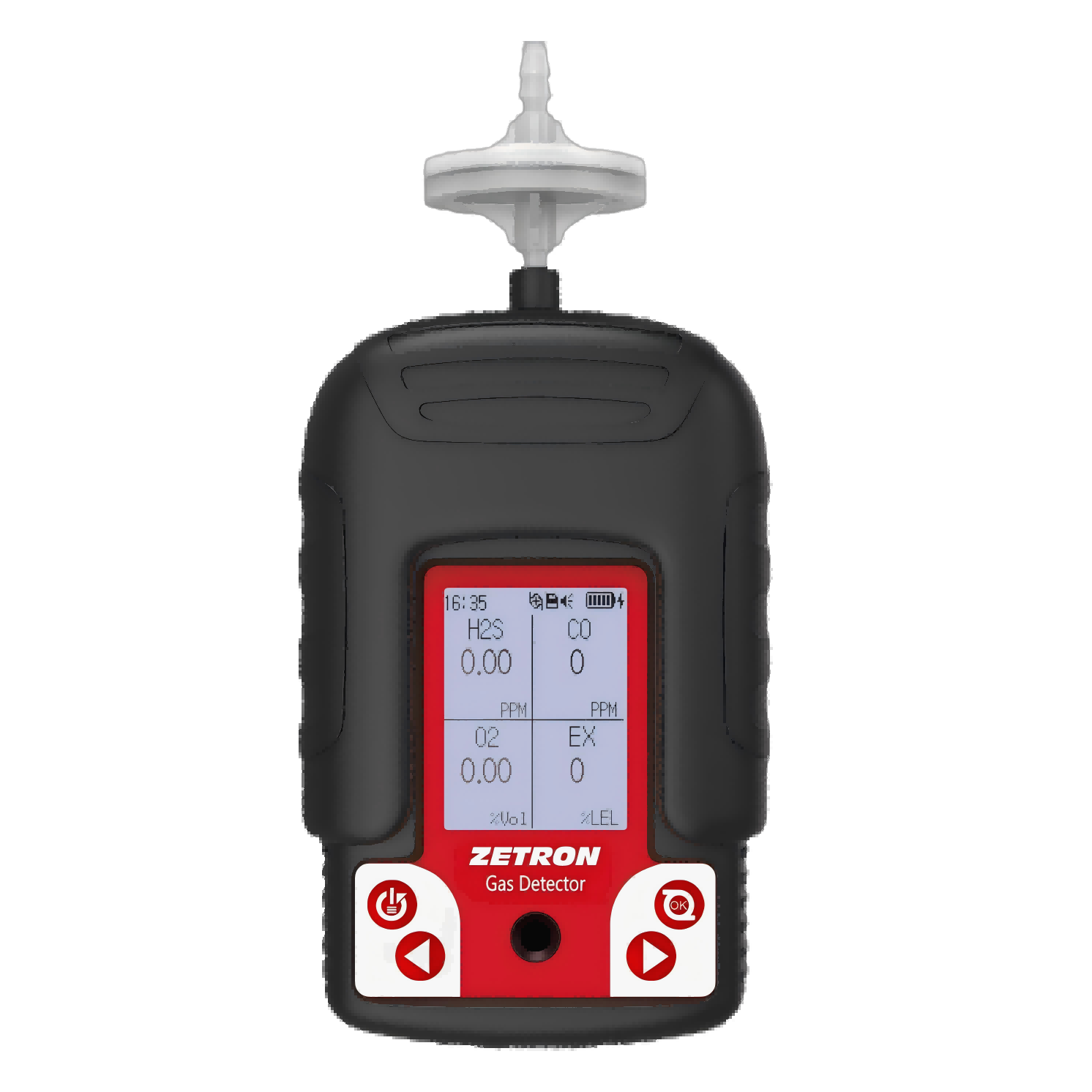 Portable 4-in-one gas detector