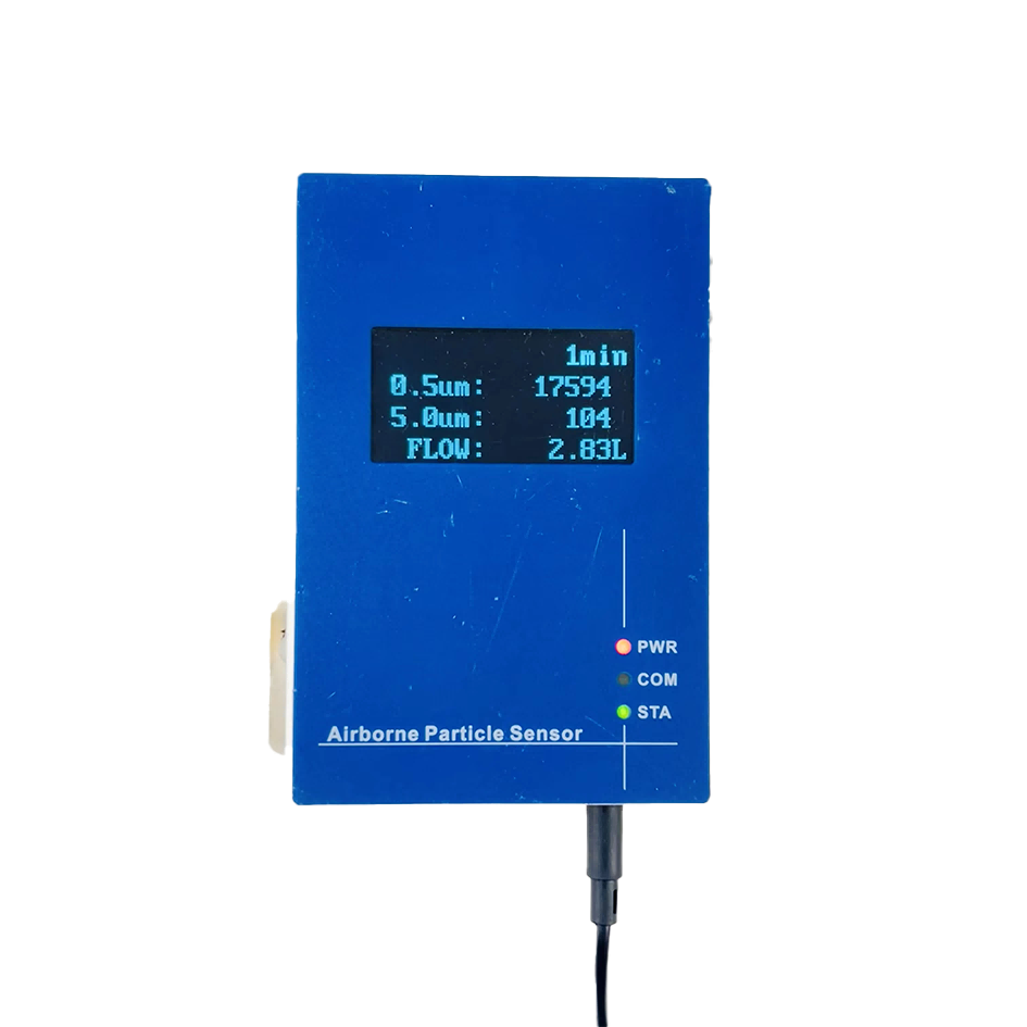 Remote na mga particle counter